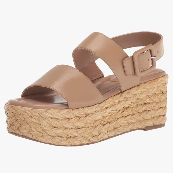 Marc Fisher Patryce Ankle Strap Espadrille Platform Wedge Sandals New! - Picture 1 of 11